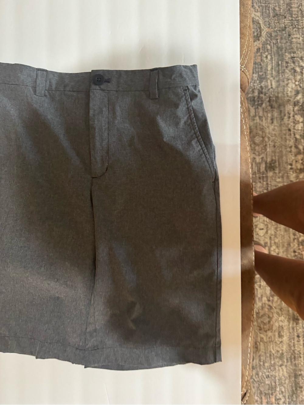 Vineyard Vines Men's Charcoal Flat-Front Shorts